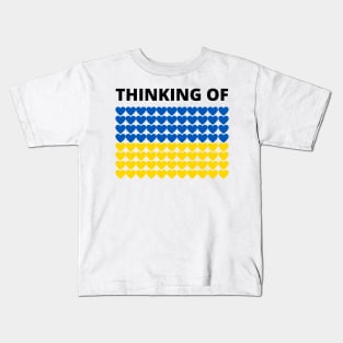 Thinking of Ukraine Kids T-Shirt